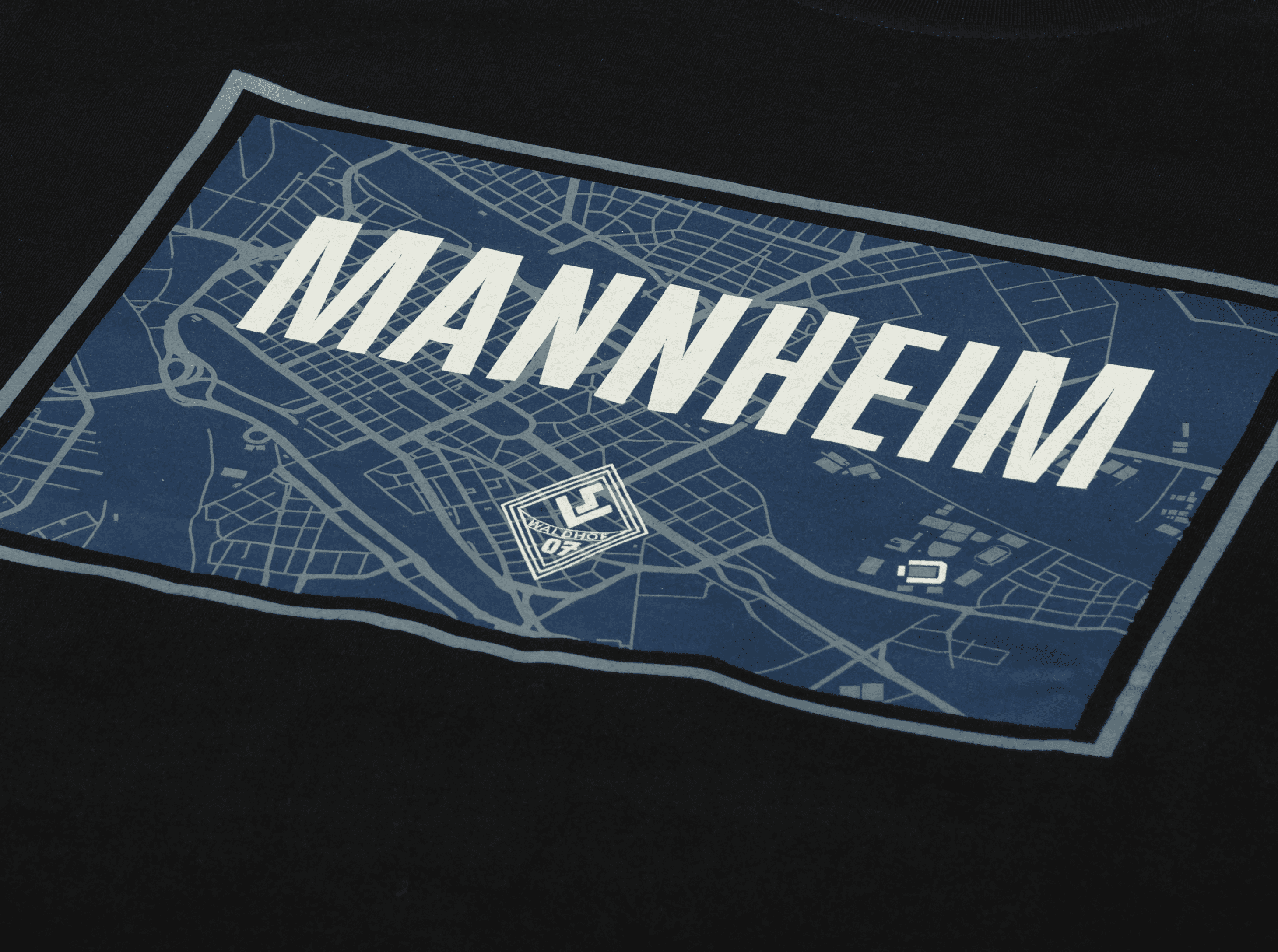 T-Shirt - Mannheim Map